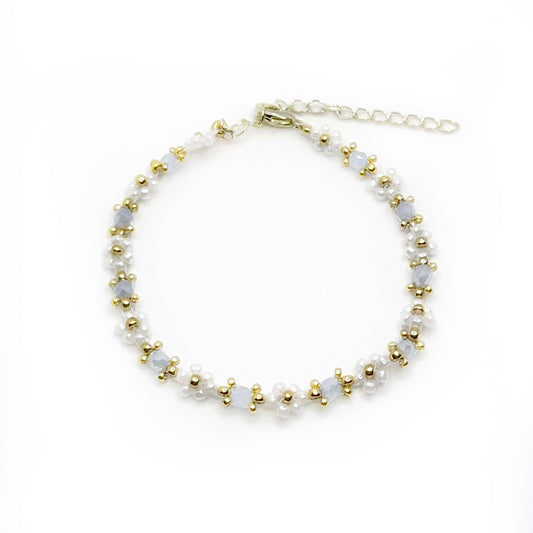 Beaded Flower Bracelet