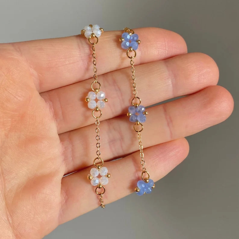 24K Pink Clover Bracelet