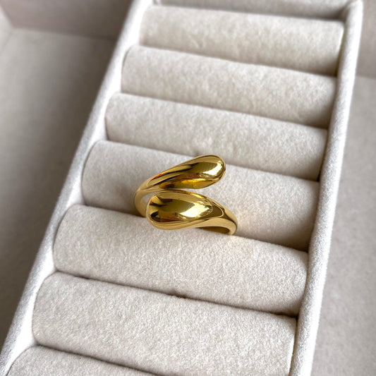Gold Plated Chunky Ring