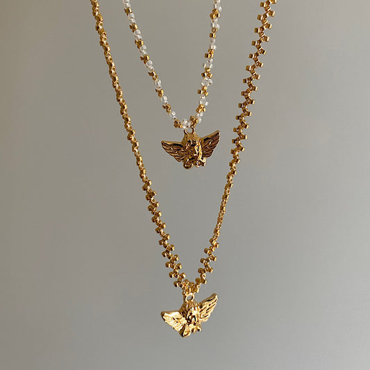 Agnola Beaded Necklace Set