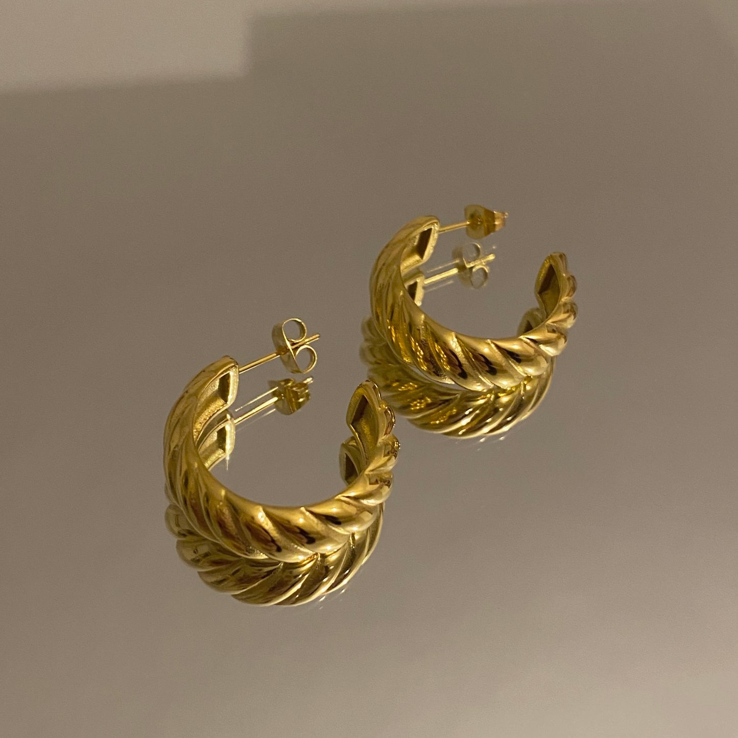 Croissant Hoop Earrings