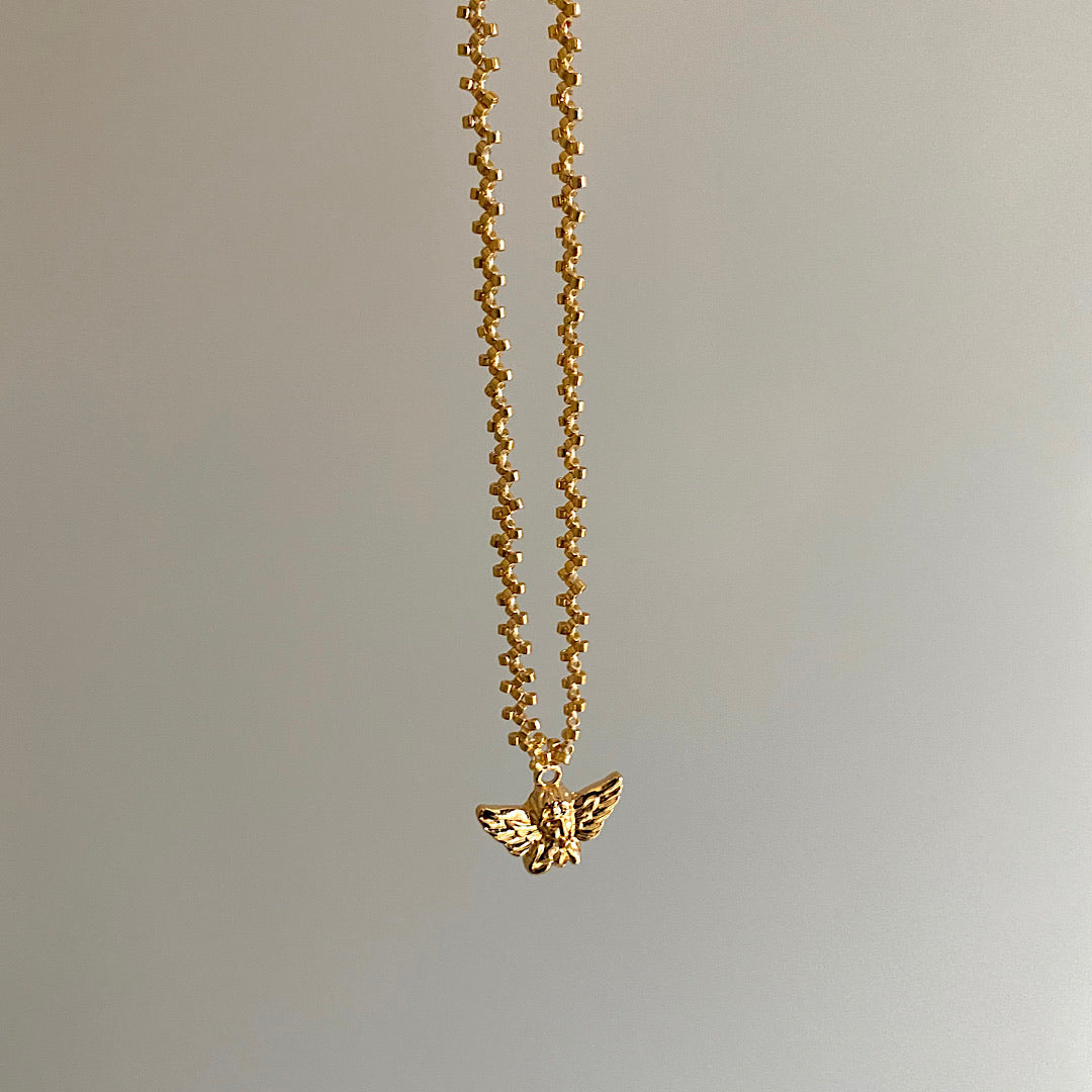 Agnola Beaded Choker - Gold